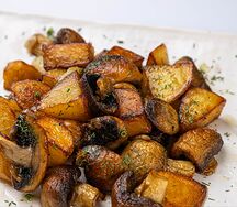 Картофель с грибами