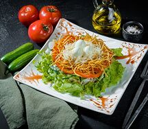 Салат Птичье гнездо
