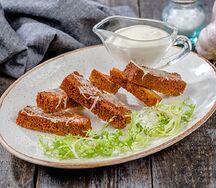 Гренки чесночные