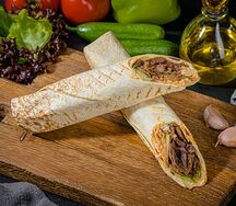 Шаурма с телятиной и ягненком маленькая