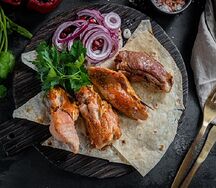 Шашлык из индейки