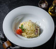 Паста Карбонара с беконом