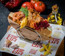 Шаурма в пите с курицей