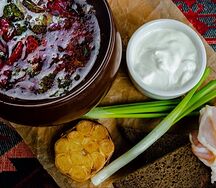 Борщ с говядиной