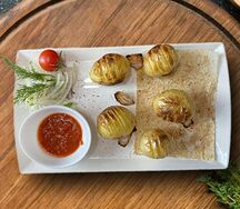 Молодая картошка с курдюком