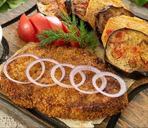 Котлета с овощами