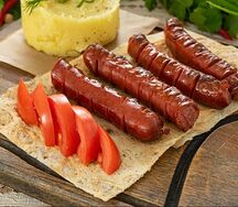 Охотничьи колбаски с гарниром
