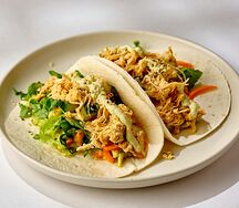 Тако с томленым мясом