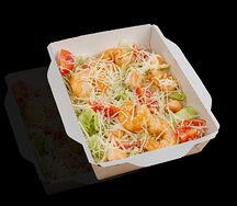Салат Цезарь с креветками