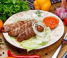 Люля-кебаб из баранины