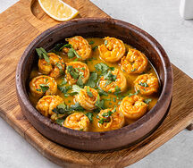 Креветки обжаренные на кеци