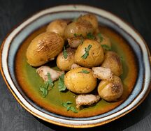 Мини картофель с курдюком