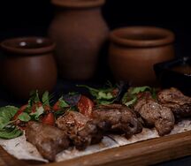 Шашлык из мякоти баранины