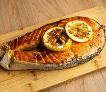 Стейк из лосося