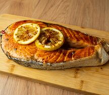 Стейк Лосось