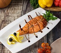 Сёмга на углях