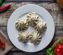 Хинкали с грибами