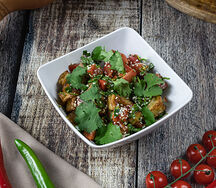 Салат Баклажаны во фритюре