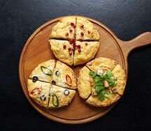 Сет из 3 мини бенто-пицц