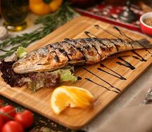 Форель на углях