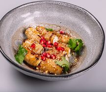 Рулетики из баклажанов по-грузински