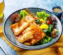 Салат с халлуми