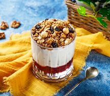 Гранола с Малиновым вареньем