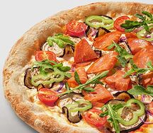 Пицца Баклажан и чоризо