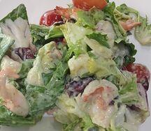 Салат микс креветки эстрагон