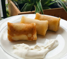 Блинчик с творогом