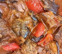 Говядина с баклажанами
