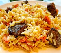 Плов с говядиной