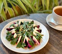 Запечённая свекла с фетой