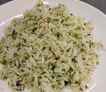 Рис с травами