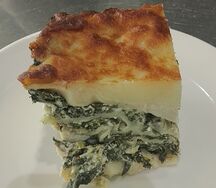 Лазанья Шпинат-рикотта