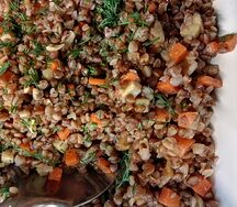 Гречка с овощами