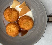 Сырники-бомбочки манго