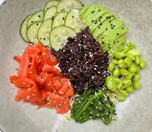 Боул с рыбой