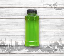 Холодный зеленый лимонад с мятой и лимоном