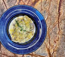 Феттуччине с грибами и трюфельным ароматом