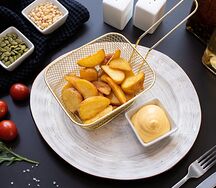 Картофельные дольки без соуса