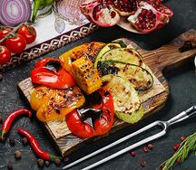 Овощной микс на углях