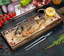 Дорадо на мангале