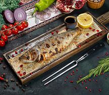 Форель на мангале