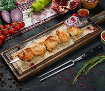 Шашлык из куриной мякоти