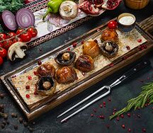 Шампиньоны на углях