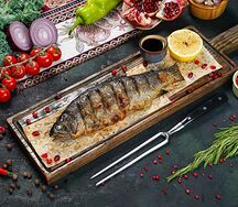 Сибас на мангале