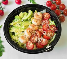 Авокадо и креветки