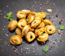 Пельмешечки жареные с говядиной