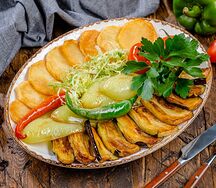 Овощи жаренные по-бакински